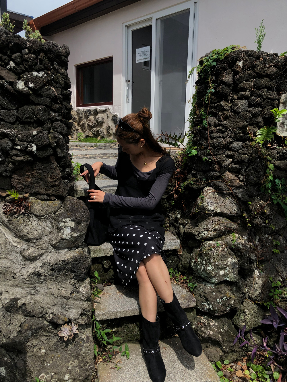 코트 모델 착용 이미지-S1L35