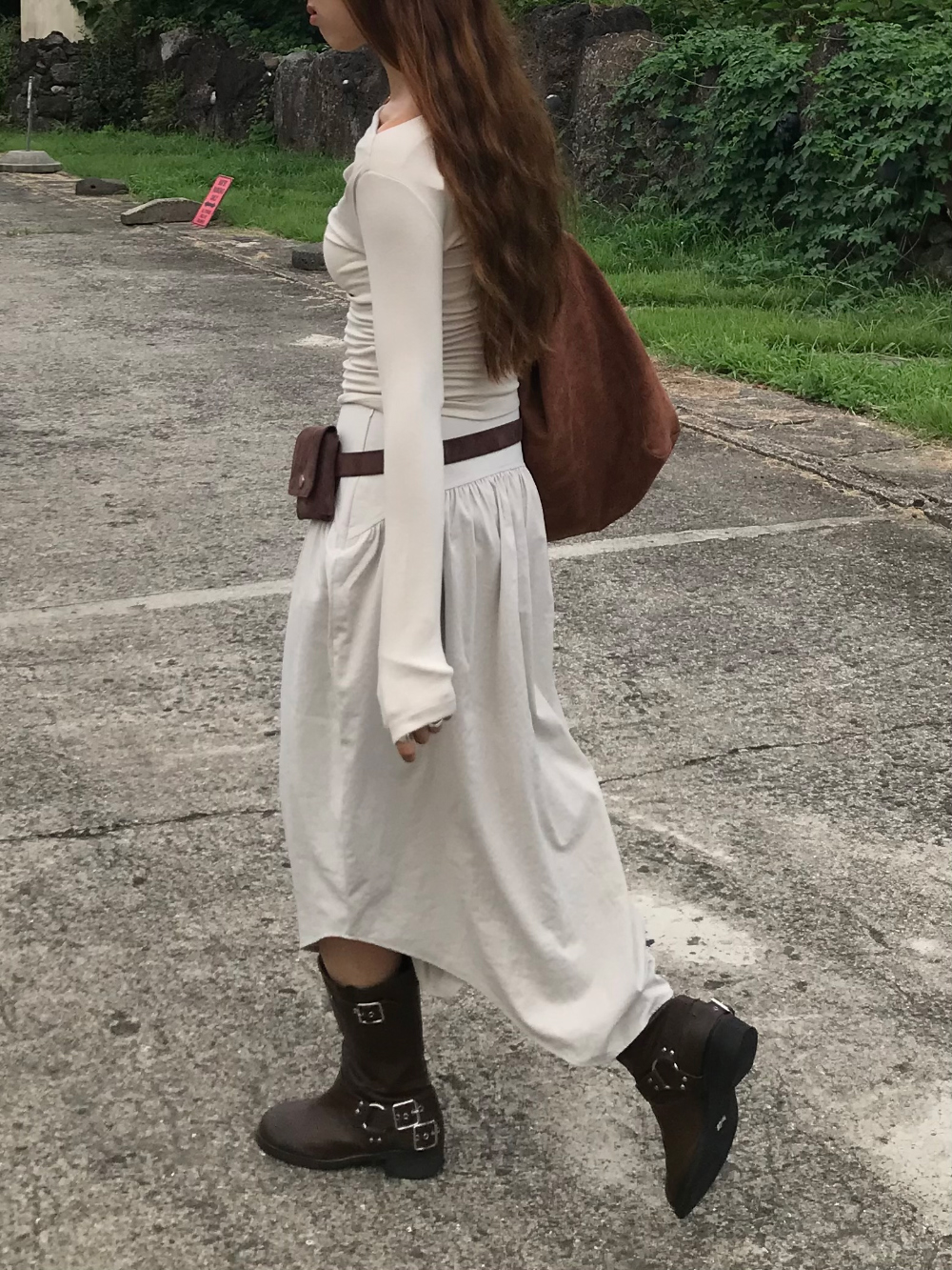 드레스 모델 착용 이미지-S1L47