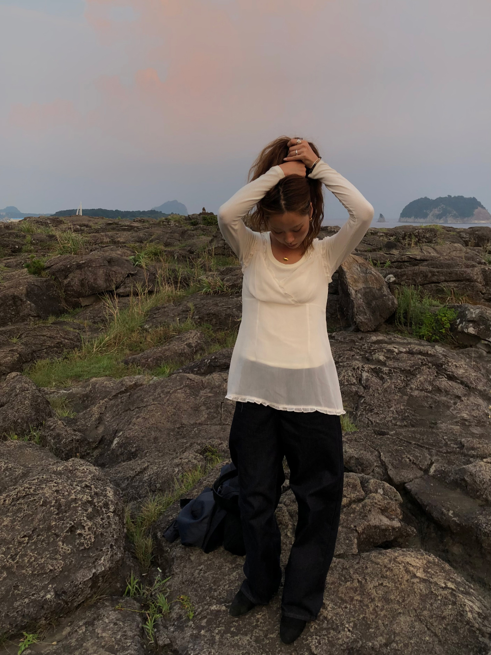 코트 모델 착용 이미지-S1L20