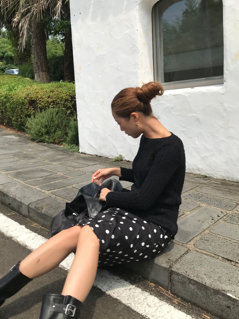 드레스 모델 착용 이미지-S1L72