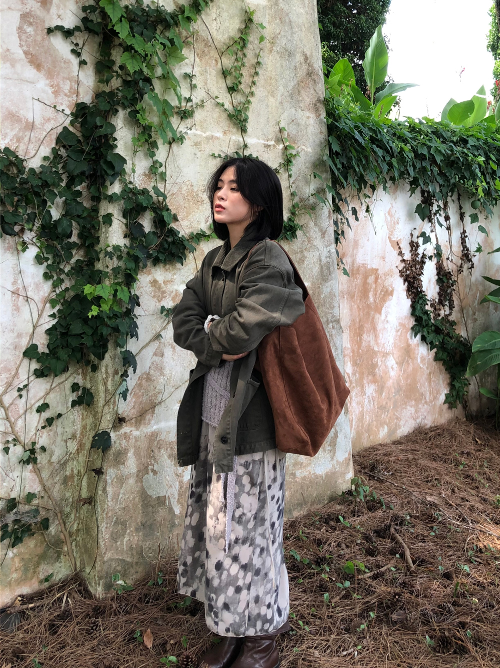 드레스 모델 착용 이미지-S1L40