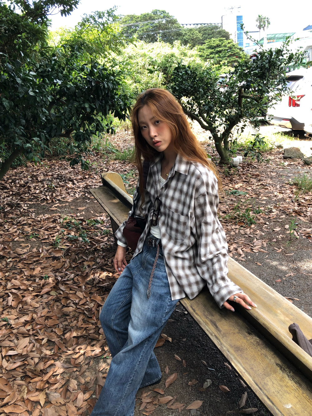 블라우스 모델 착용 이미지-S1L16