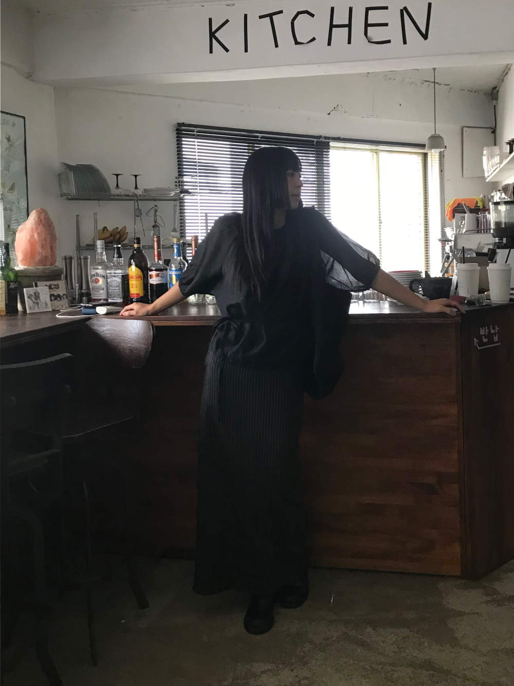 바지 모델 착용 이미지-S1L29