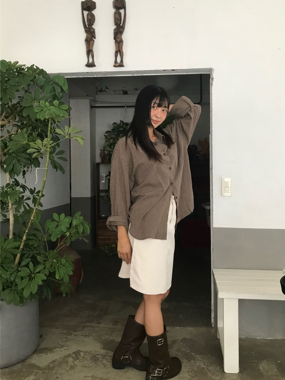 재킷 모델 착용 이미지-S1L22