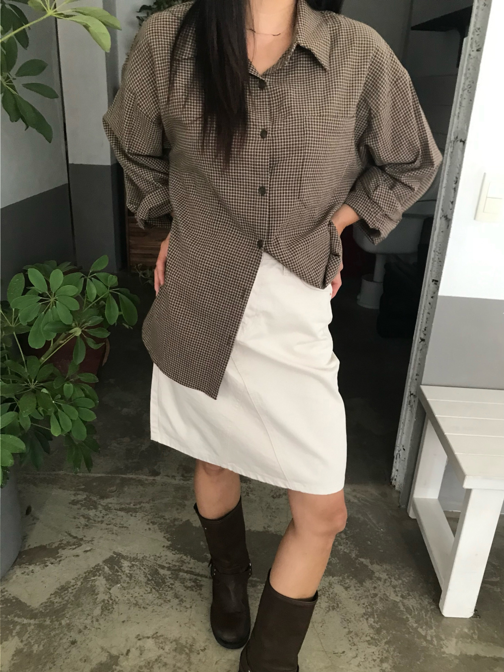 재킷 모델 착용 이미지-S1L18