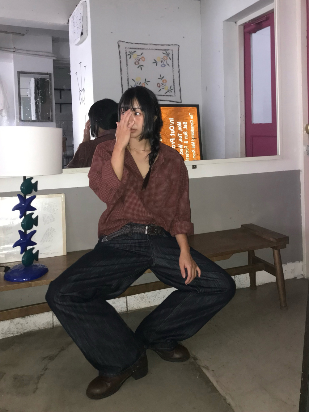 재킷 모델 착용 이미지-S1L32