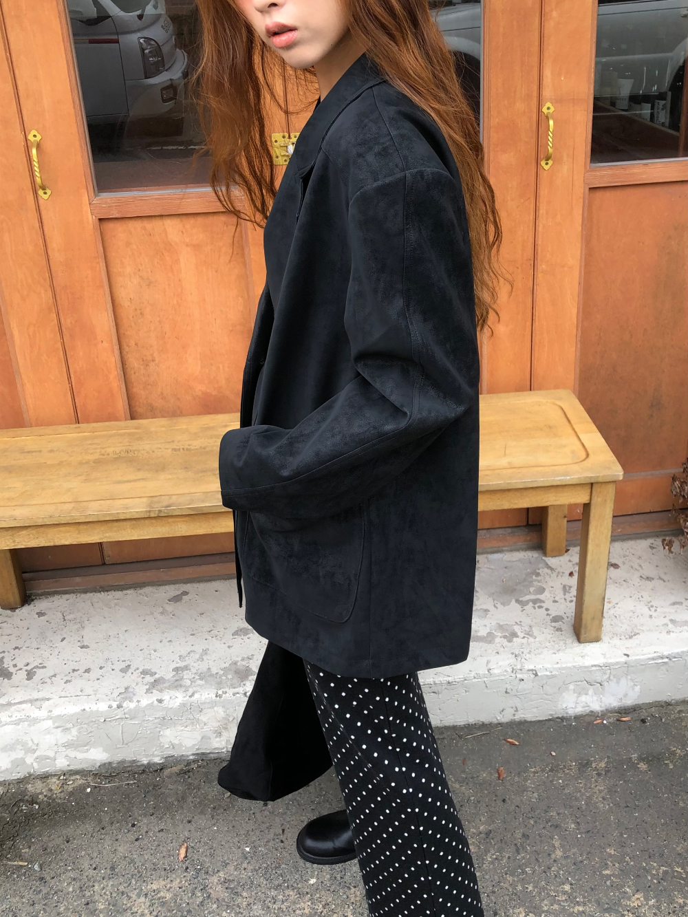 코트 모델 착용 이미지-S1L33