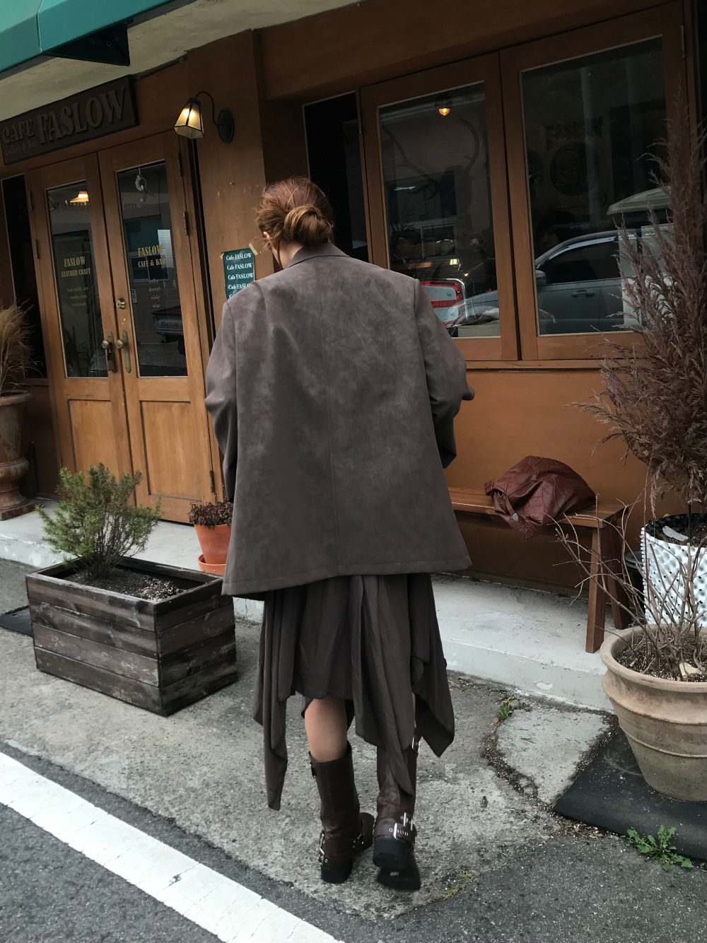 드레스 모델 착용 이미지-S1L63