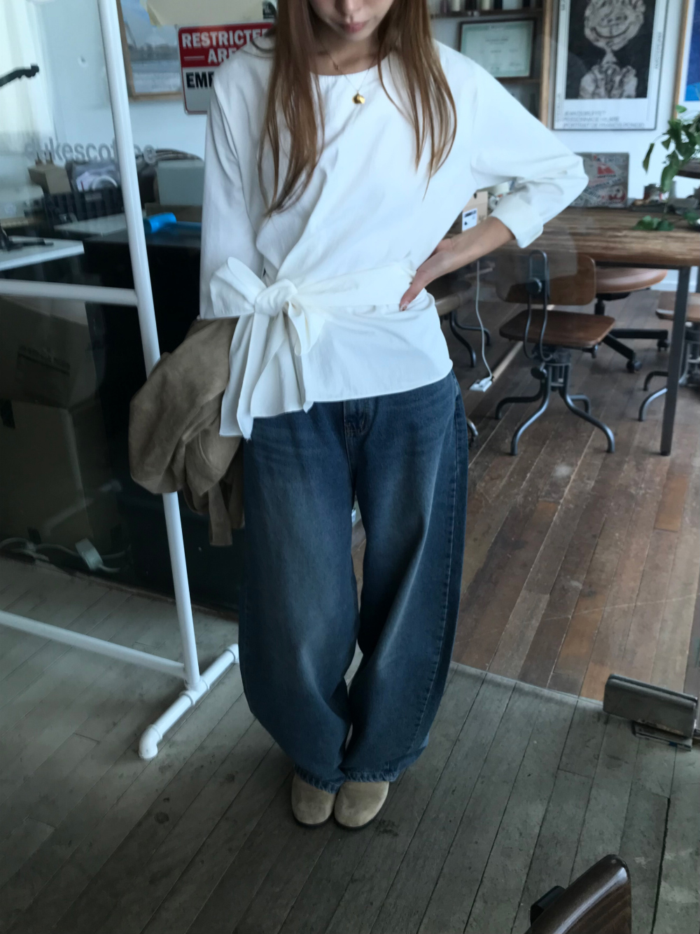 드레스 모델 착용 이미지-S1L41