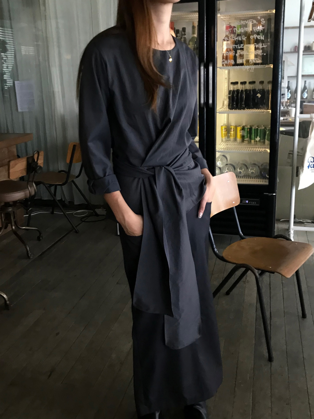 드레스 모델 착용 이미지-S1L30