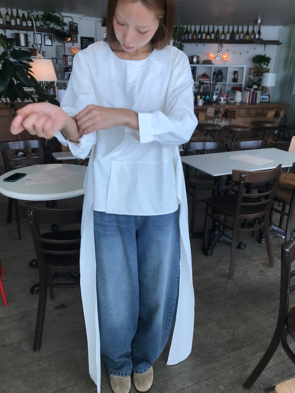 드레스 모델 착용 이미지-S1L45