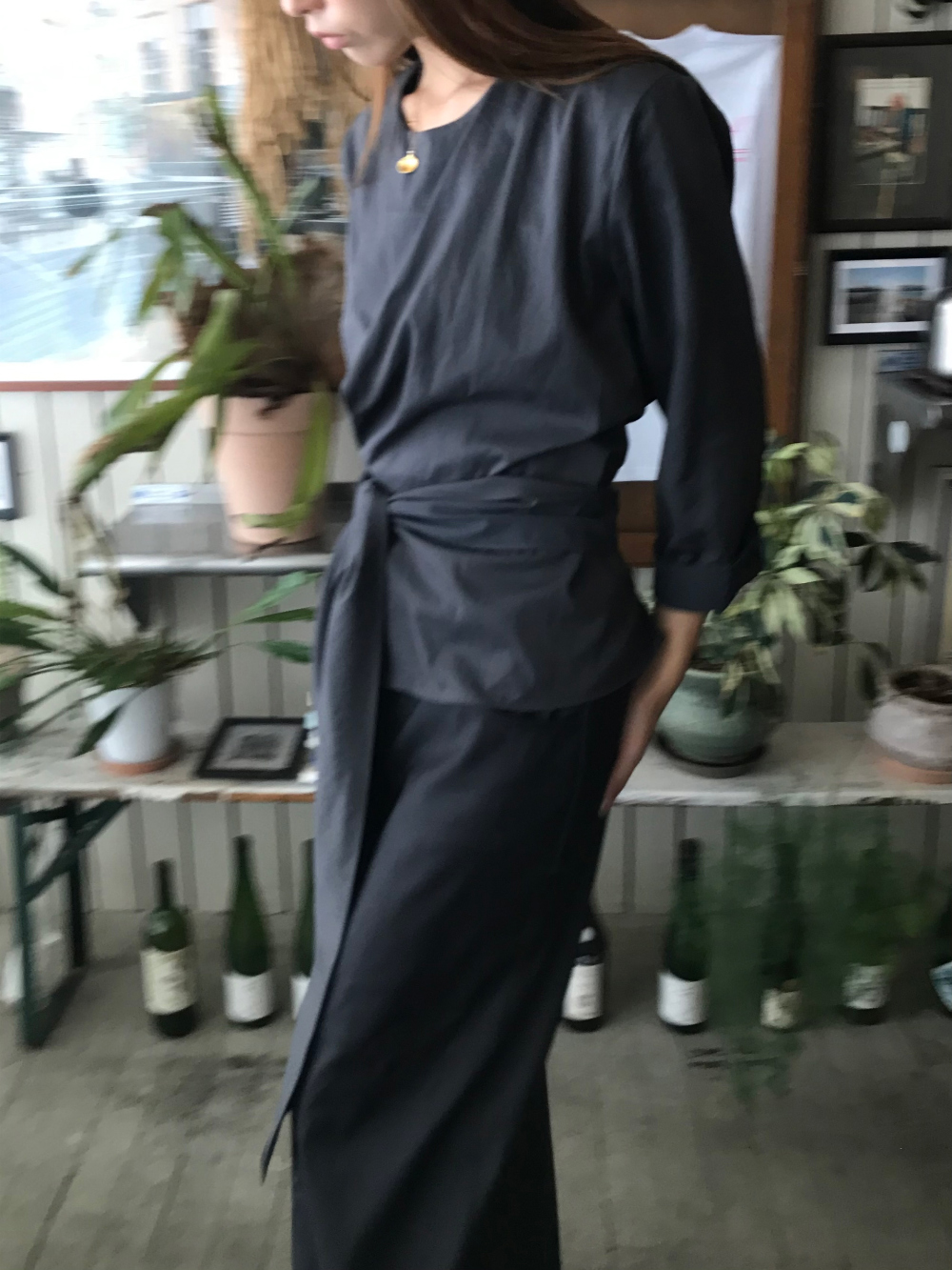 드레스 모델 착용 이미지-S1L35