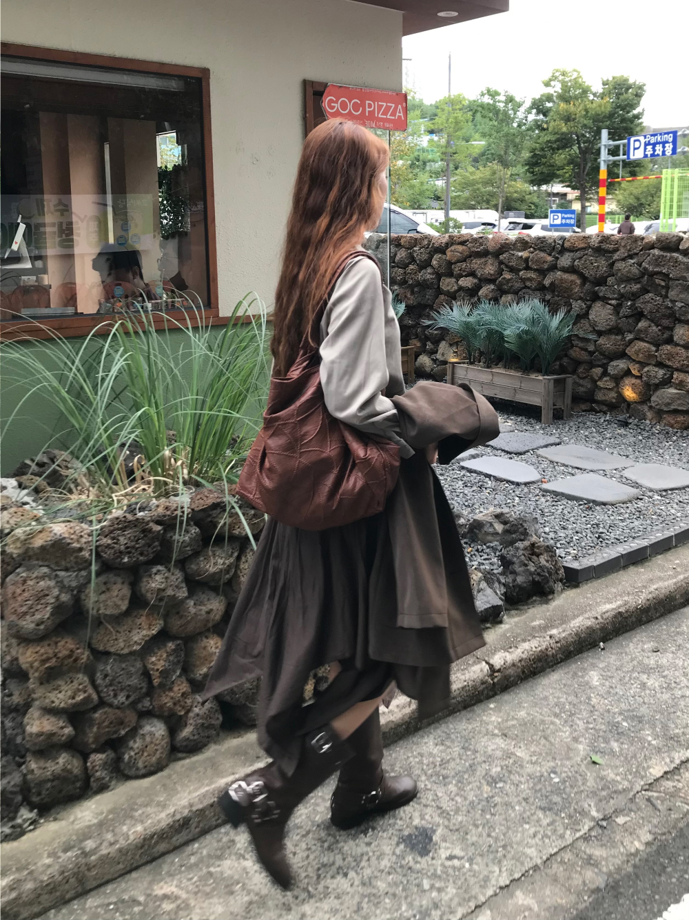 드레스 모델 착용 이미지-S1L61