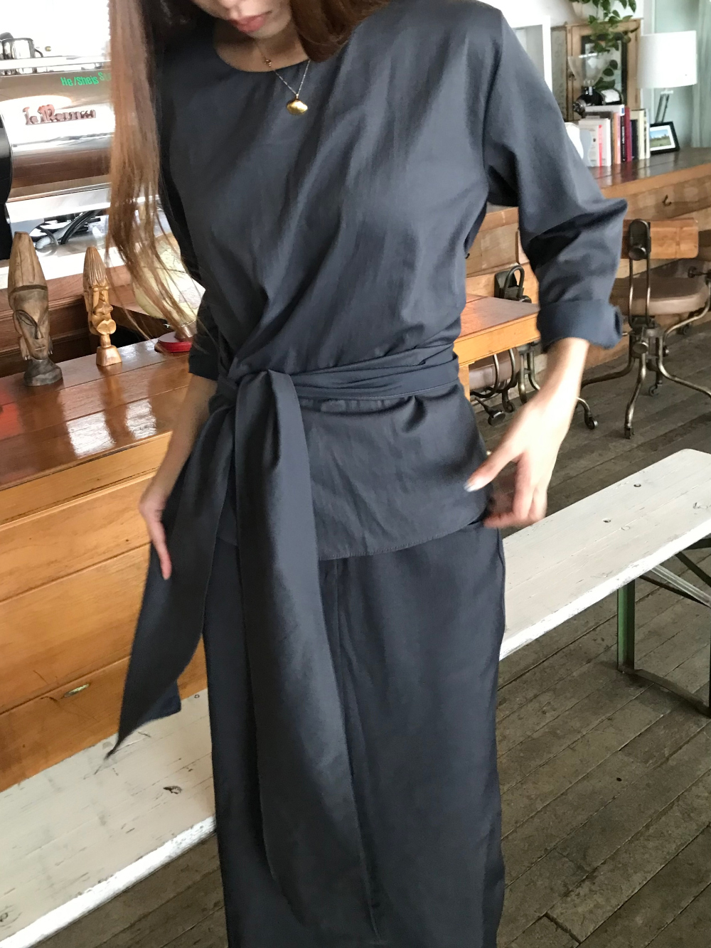 드레스 모델 착용 이미지-S1L31