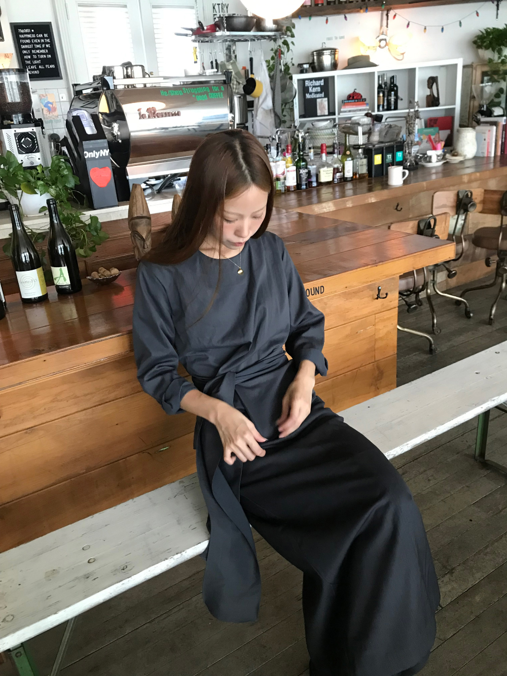 드레스 모델 착용 이미지-S1L33