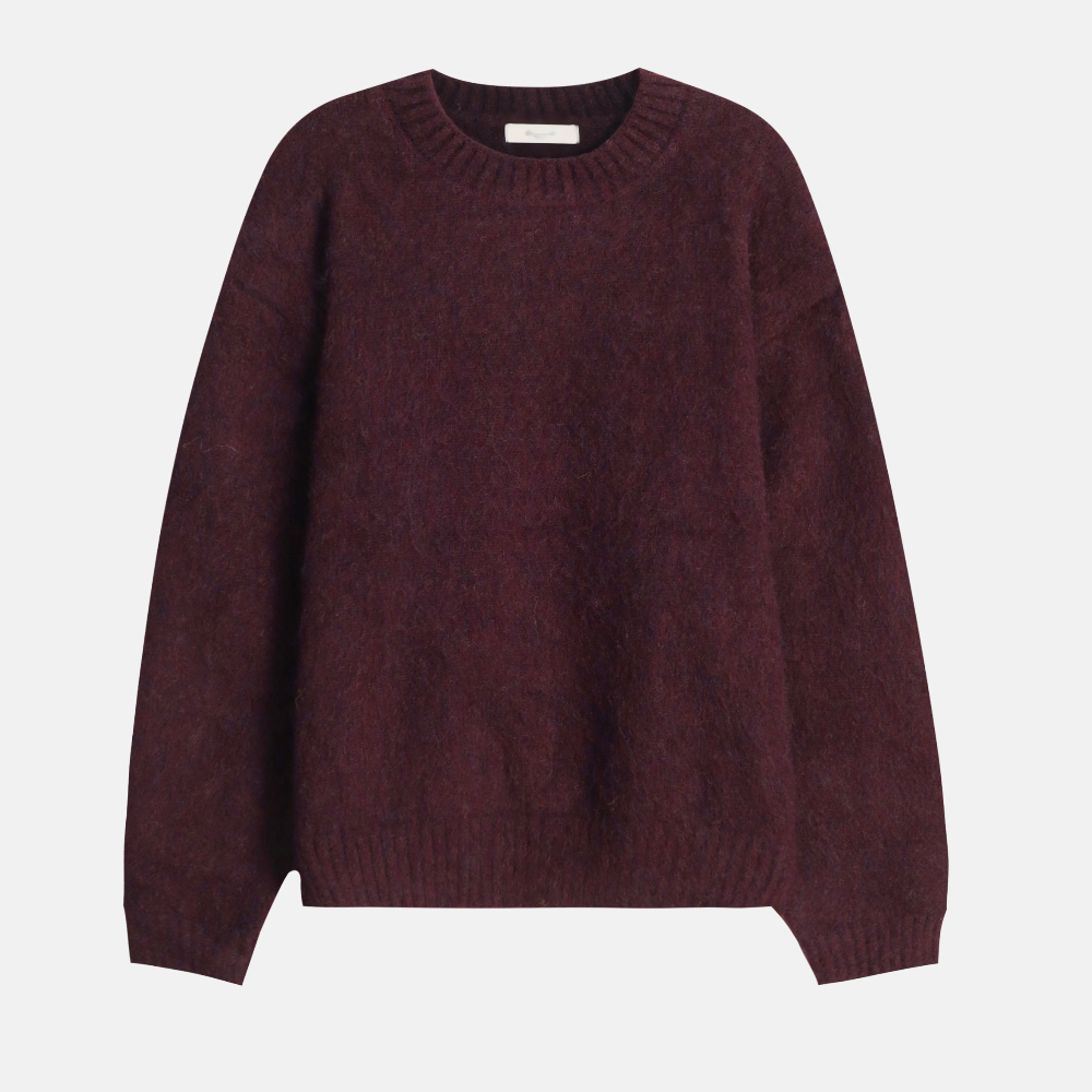 긴팔 티셔츠 로즈 색상 이미지-S1L42