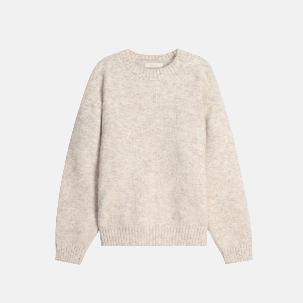 긴팔 티셔츠 크림 색상 이미지-S1L40