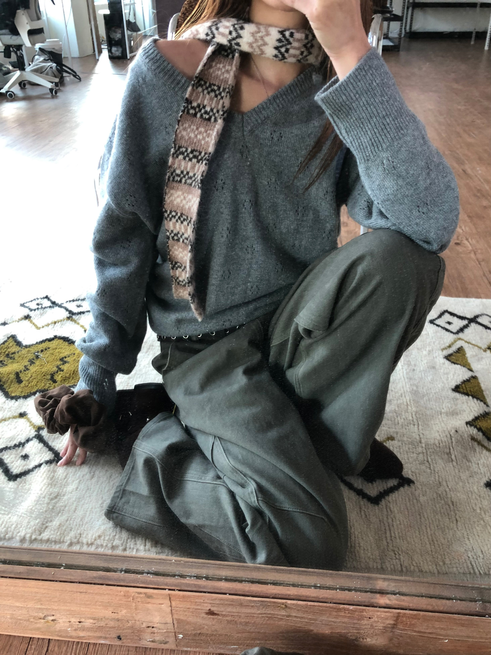 재킷 모델 착용 이미지-S1L42