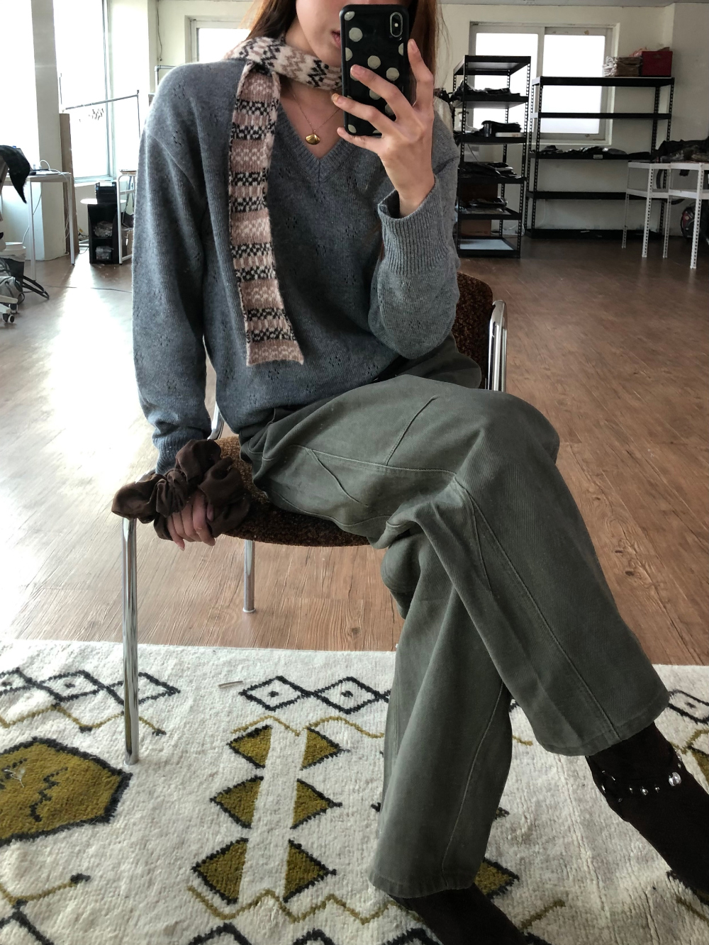 재킷 모델 착용 이미지-S1L43