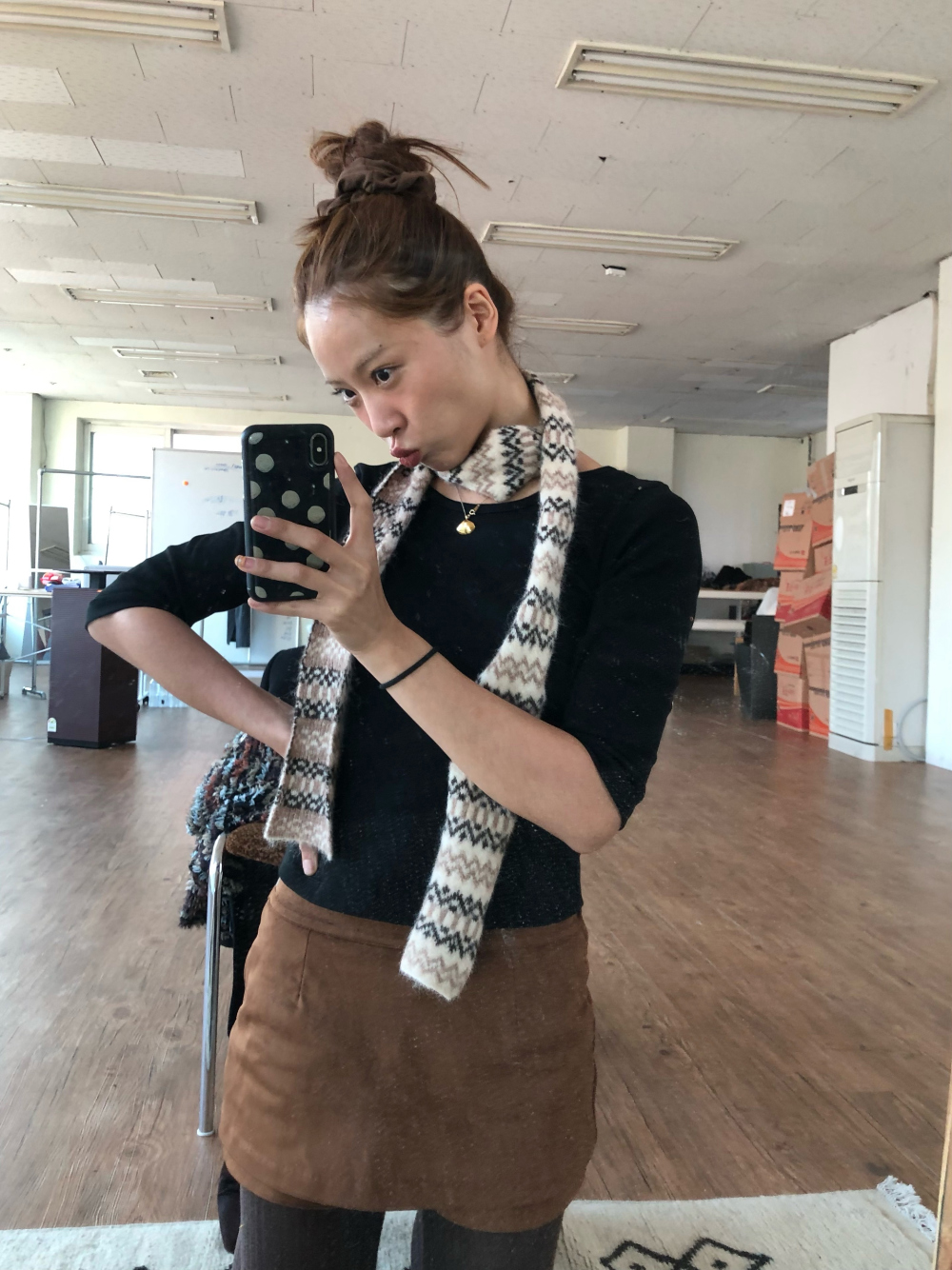 재킷 모델 착용 이미지-S1L18