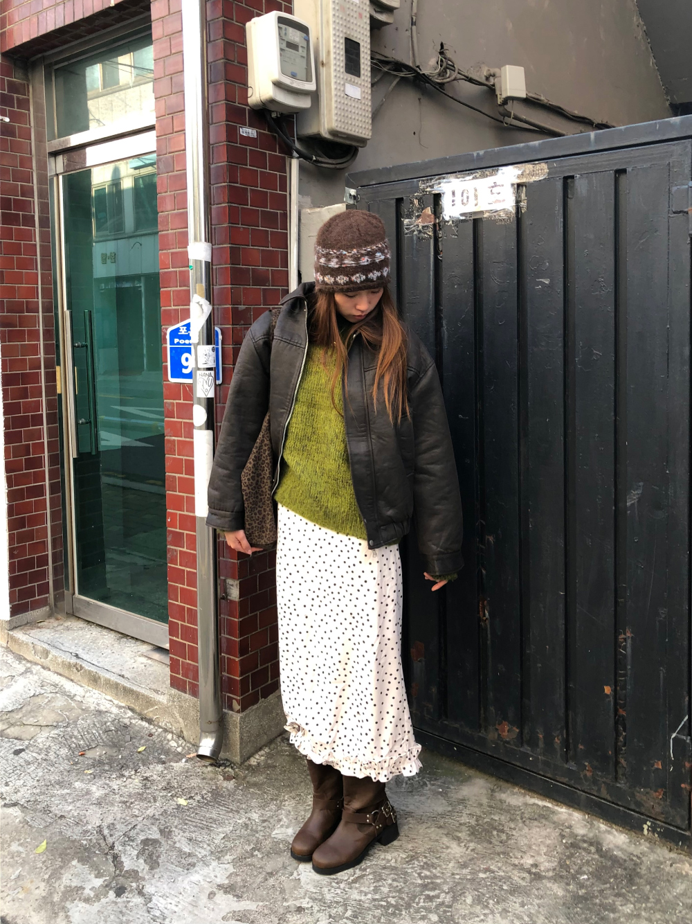 드레스 모델 착용 이미지-S1L44