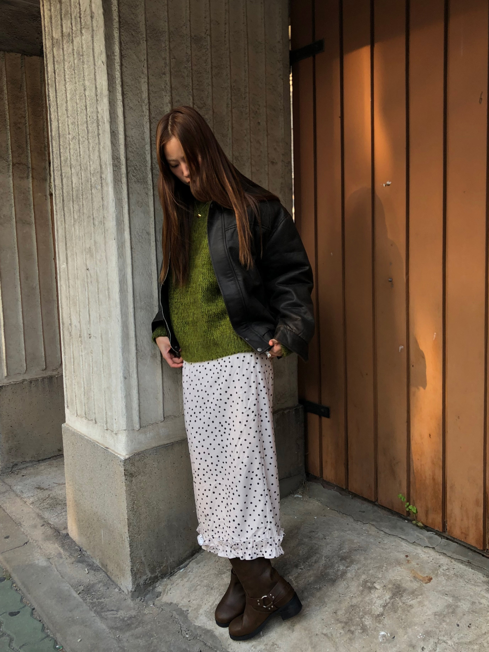 드레스 모델 착용 이미지-S1L47