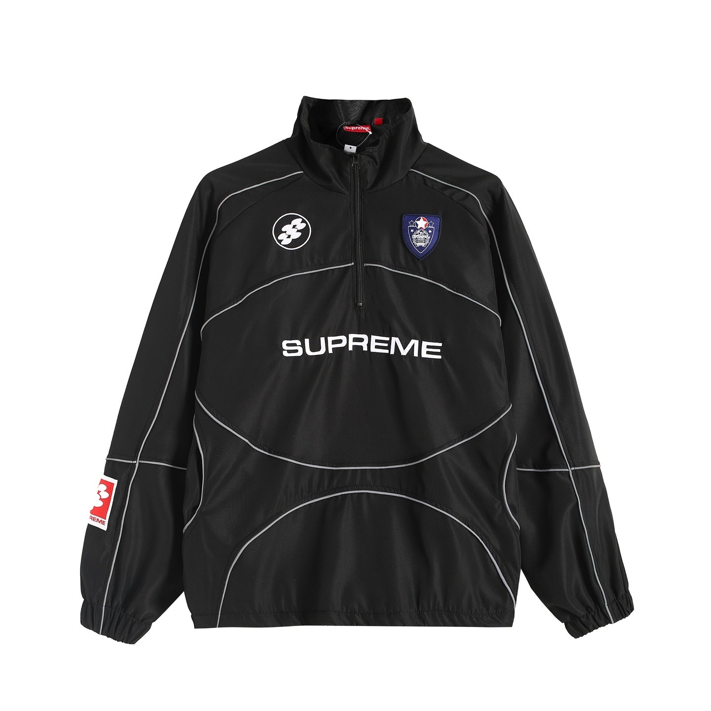 Supreme] 슈프림 리플렉티브 파이핑 풀오버 | 하이포인트