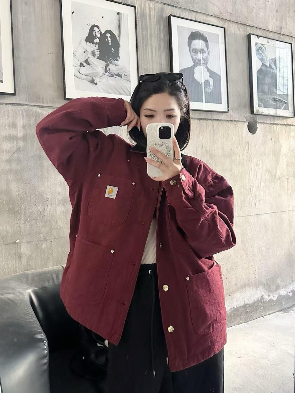 재킷 모델 착용 이미지-S1L22