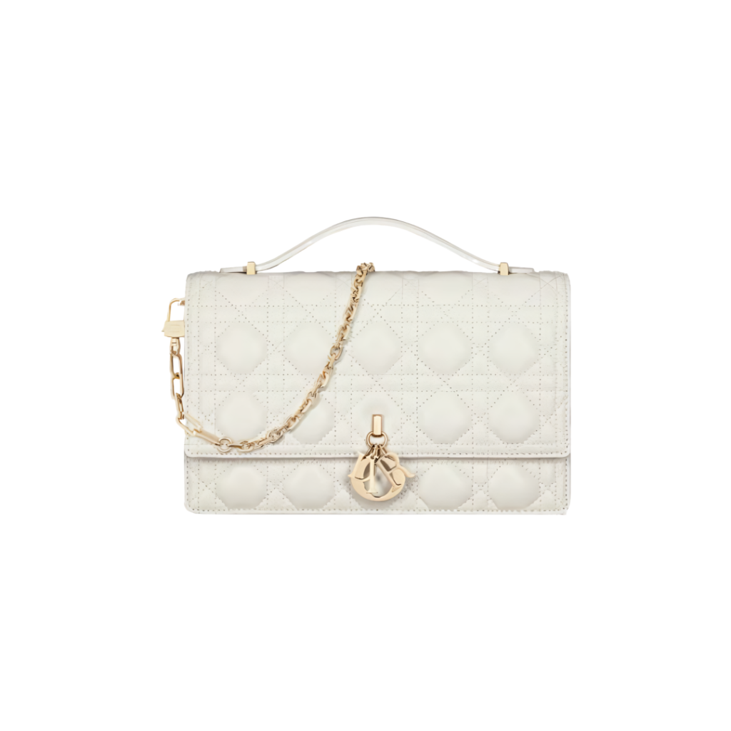 디올 My Dior 탑 핸들 백 화이트 M0997ONGE_M030