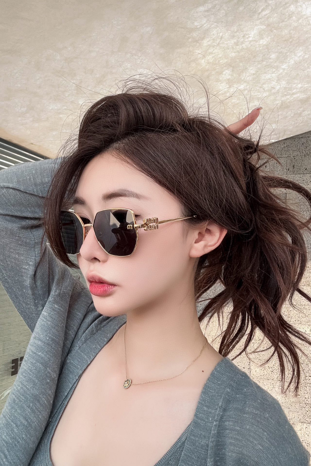 안경 모델 착용 이미지-S254L13