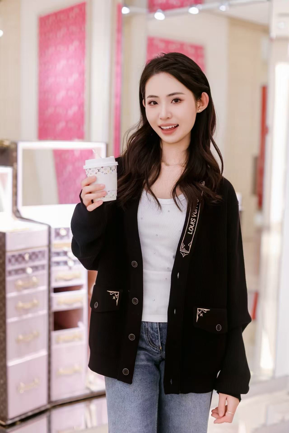재킷 모델 착용 이미지-S265L8