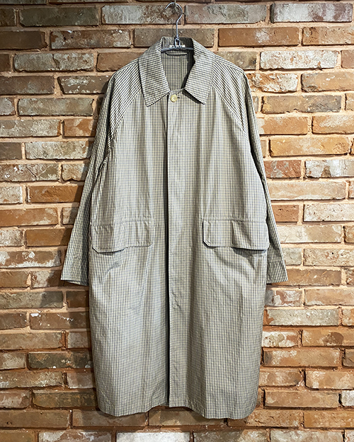 ジャケット・アウター AURALEE FINX WEATHER CLOTH CHECK COAT AURALEE Finx Weather Cloth Check Coat | 大阪心斎橋のメンズ洋服の