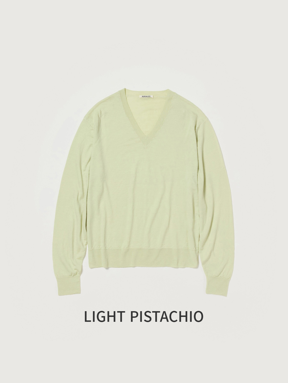 トップス AURALEE PRODUCT DYED WOOL KNIT V-NECK KIRA | AURALEE PRODUCT DYED WOOL KNIT V-NECK P/O - 트렌디한 디자인