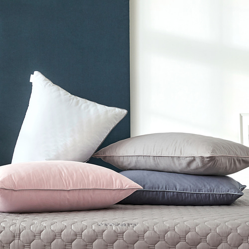 Organic solid All-season cotton Pillow Cover S,L