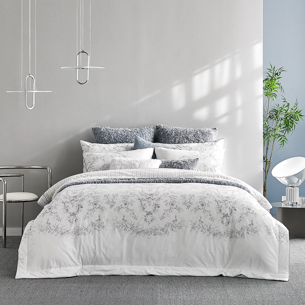 Toile Rin V1(cotton 100%) Quilted Duvet & Pad Set SS,Q,K