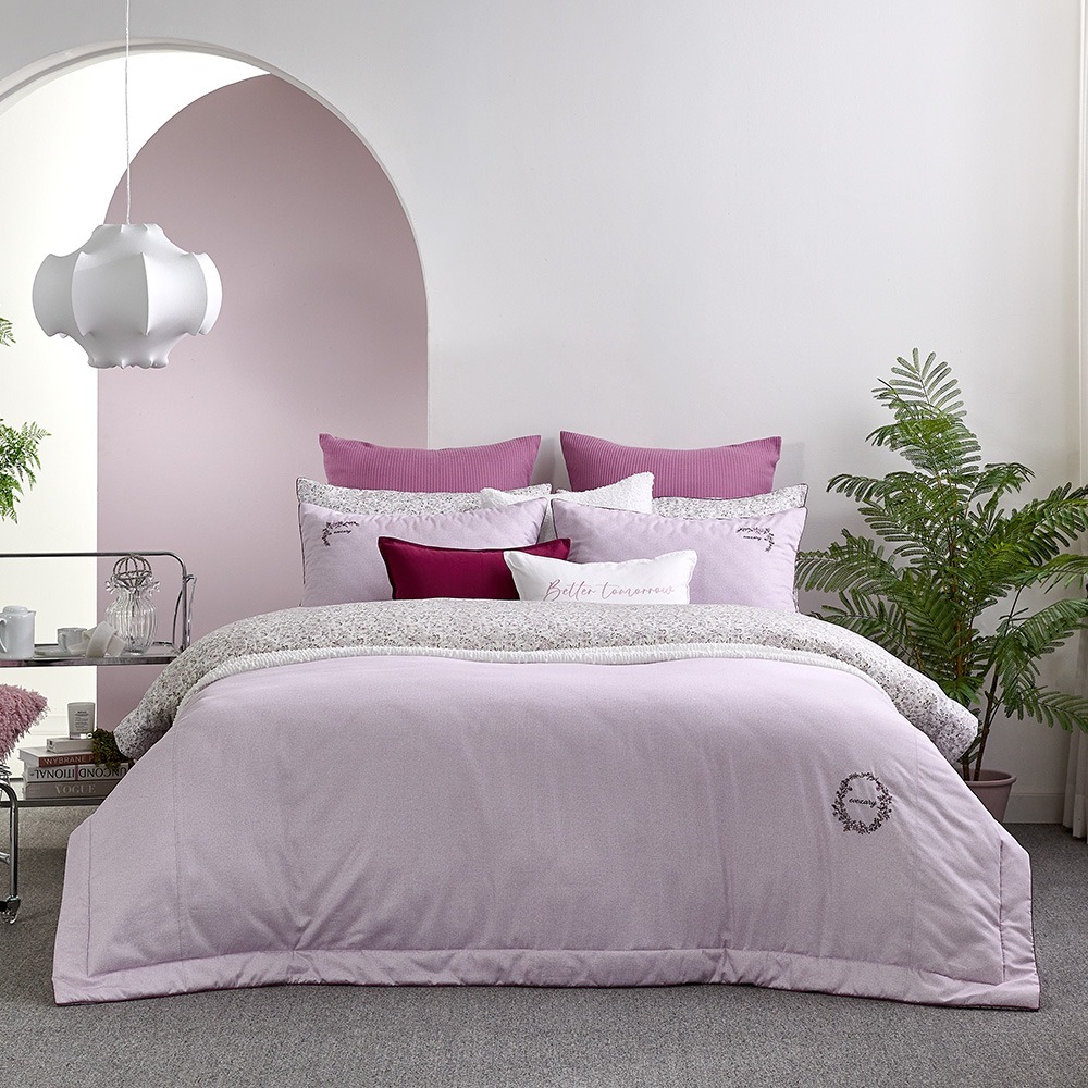 Rosier (Cotton-Modal) Quilted Duvet & Pad Set SS,Q,K