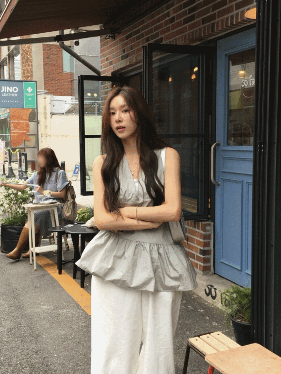 베르인 나시 블라우스 (2colors)