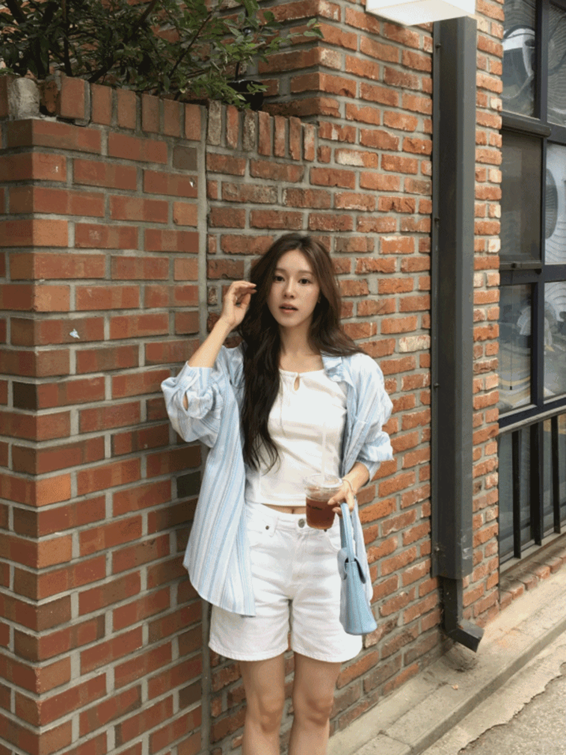 아벨 스트라이프 셔츠 (2colors)