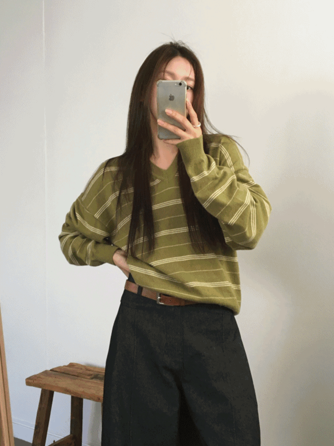 델리 스트라이프 니트 (3colors)