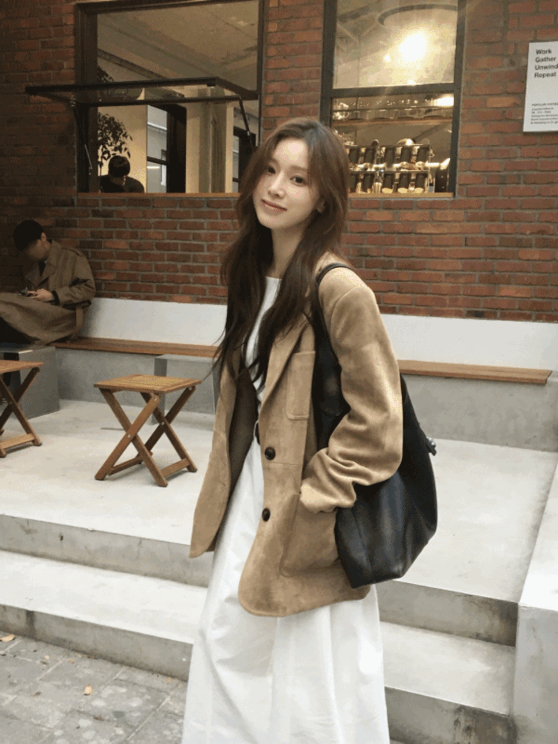 포이브 스웨이드 자켓 (2colors)