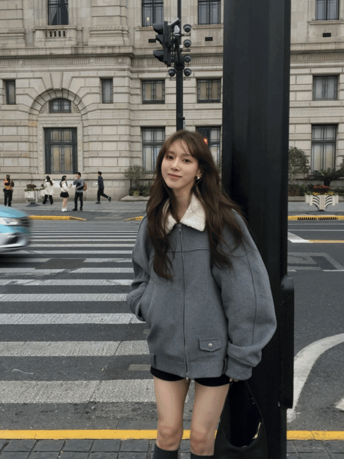 로하브 무스탕 울 자켓 (3colors)