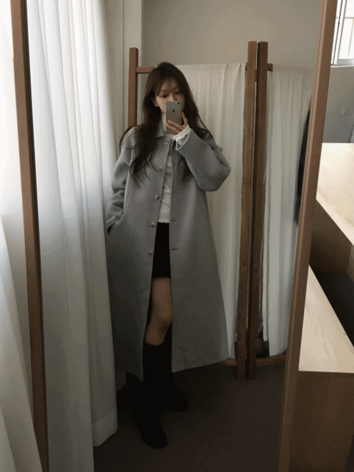 보네흐 핸드메이드 롱코트 (2colors)