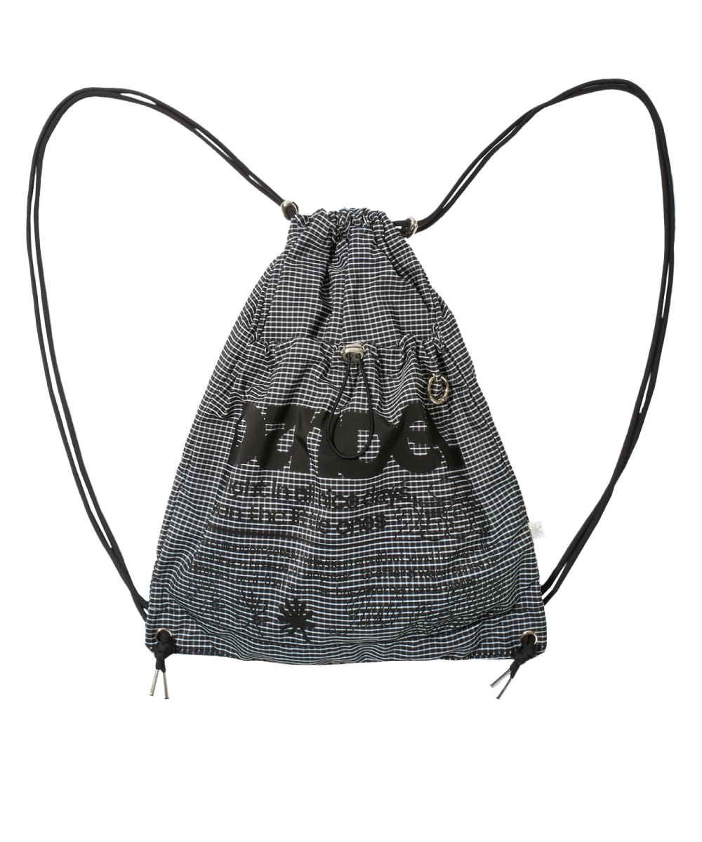 【NACHE】LIGHT SHIRRING GYM SACK NACHE]人気 LIGHT SHIRRING GYM SACK UNISEX