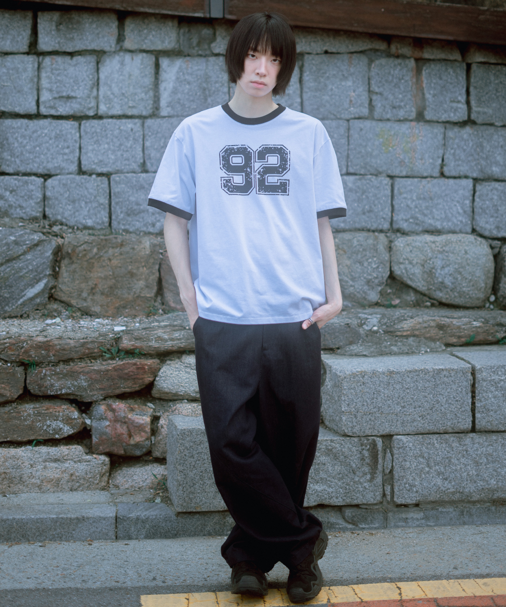 ★DANDEL★ DD 92 cracked ringer tee WHITE MUSINSA | DANDEL DD 92 cracked ringer tee (WHITE)