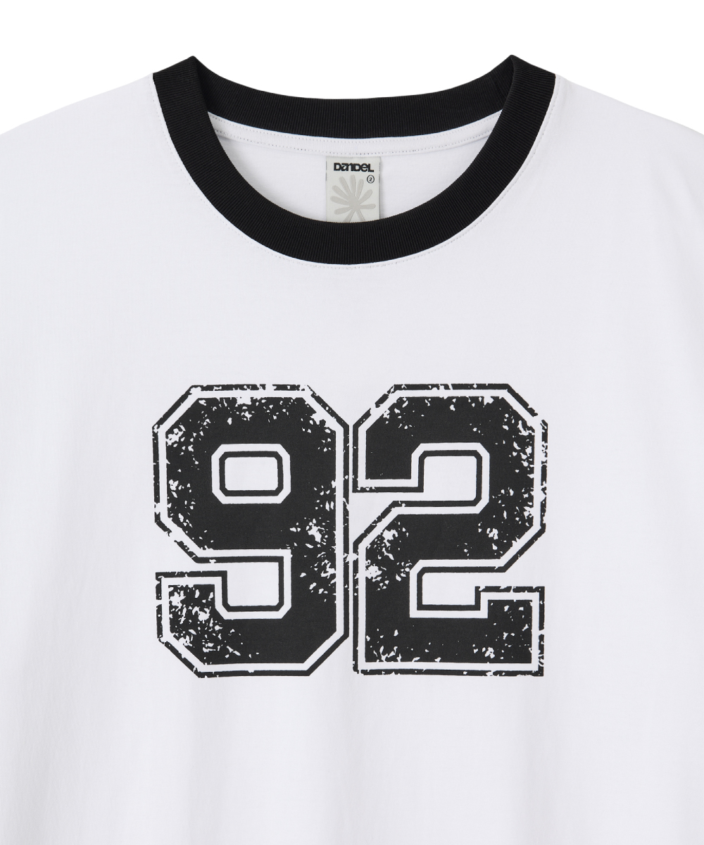 ★DANDEL★ DD 92 cracked ringer tee WHITE MUSINSA | DANDEL DD 92 cracked ringer tee (WHITE)