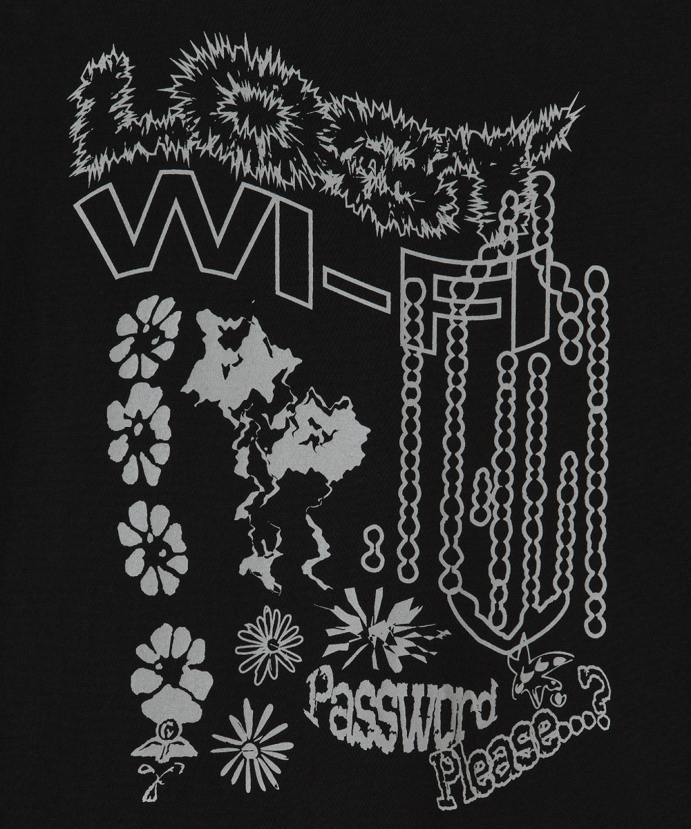 ★DANDEL★ DD lost wifi tee BLACK MUSINSA公式 | DANDEL DD lost wifi tee (BLACK)