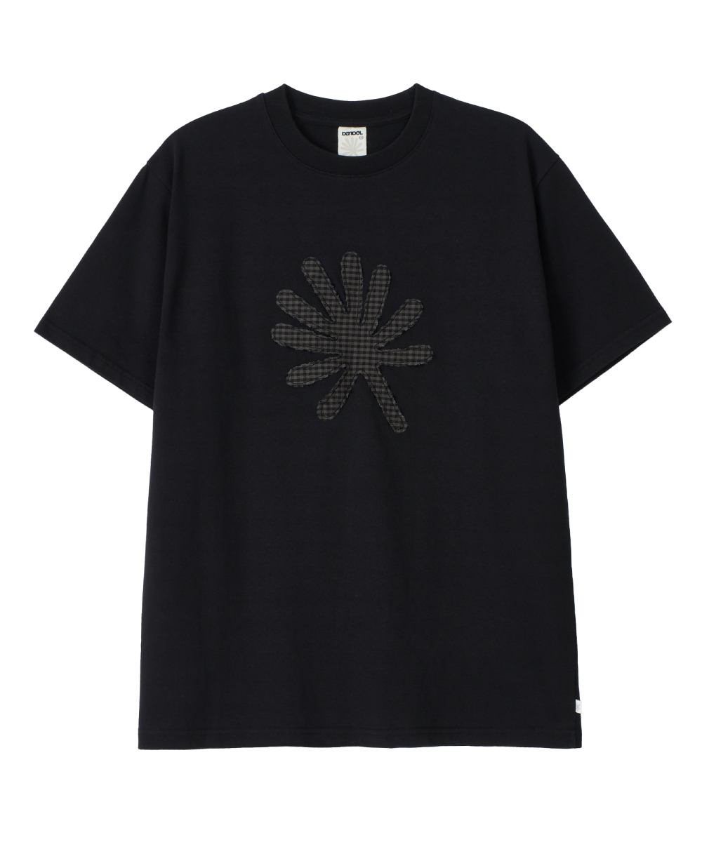 ★DANDEL★ DD symbol applique tee BLACK MUSINSA | DANDEL DD symbol applique tee (BLACK)
