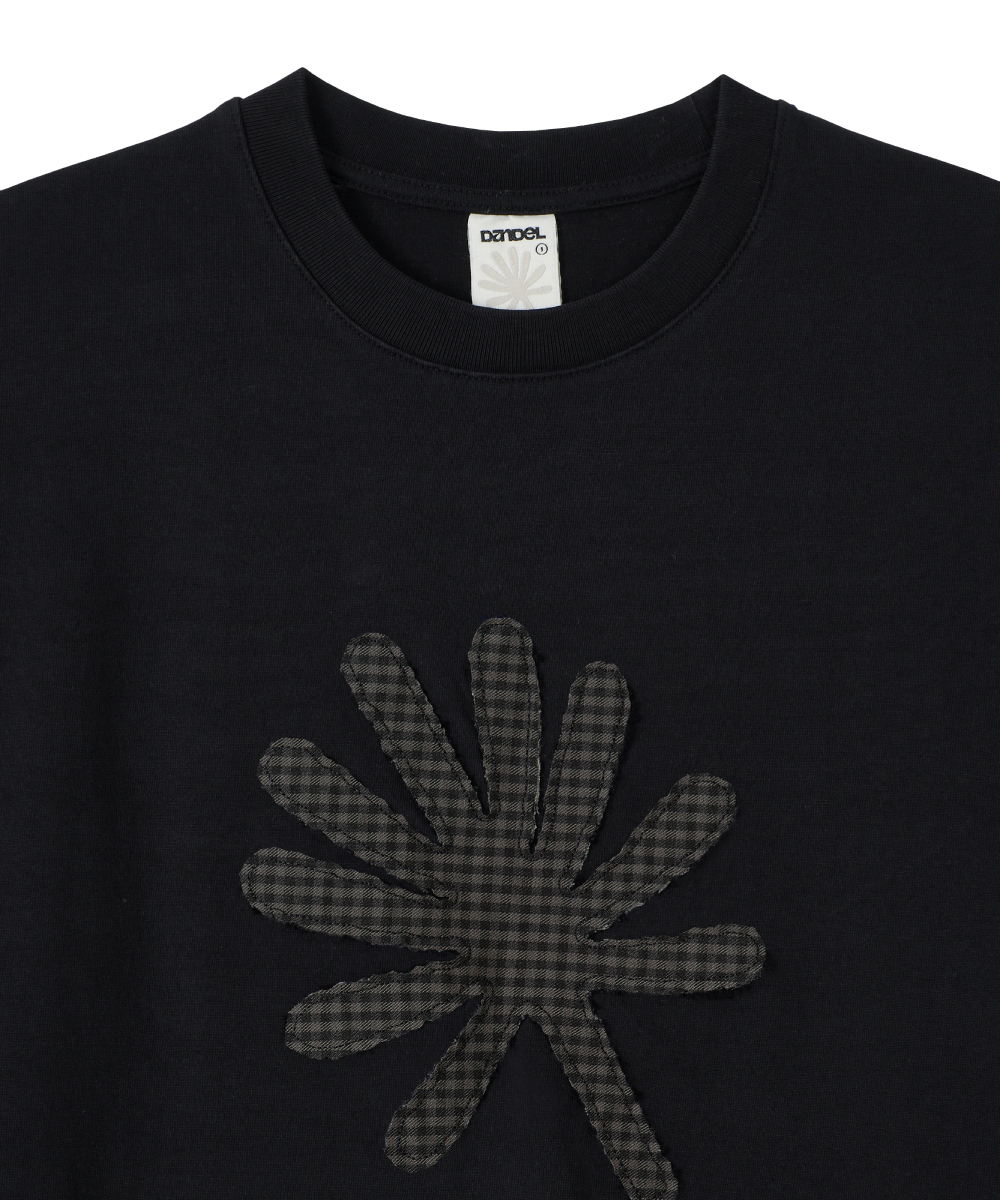 ★DANDEL★ DD symbol applique tee BLACK MUSINSA | DANDEL DD symbol applique tee (BLACK)