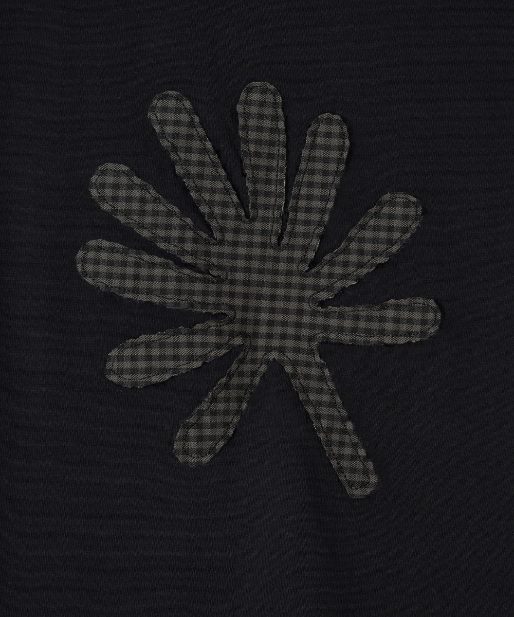 ★DANDEL★ DD symbol applique tee BLACK MUSINSA | DANDEL DD symbol applique tee (BLACK)