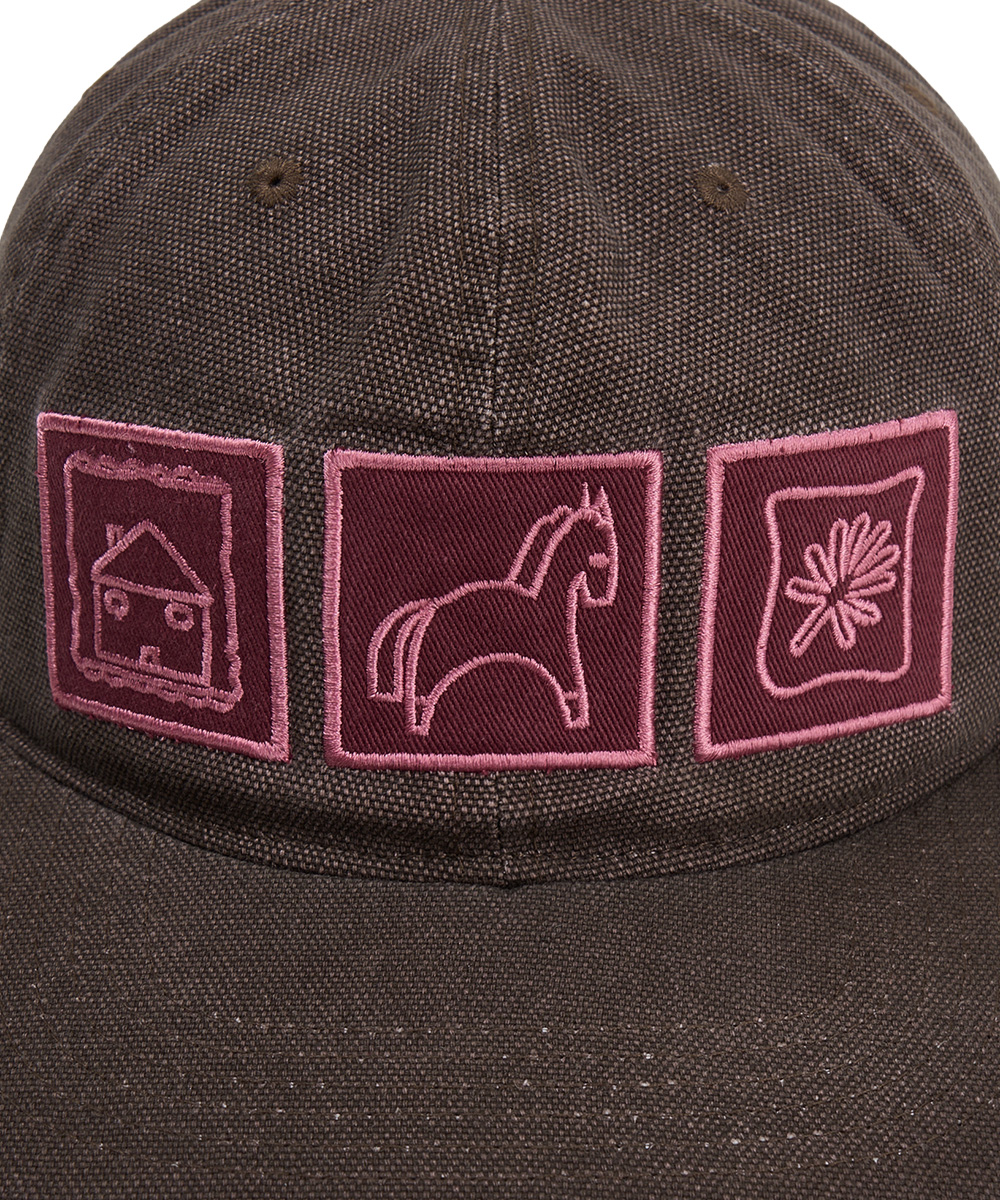 DD HORSE GALLERY CAP - 2 COLORS BROWN